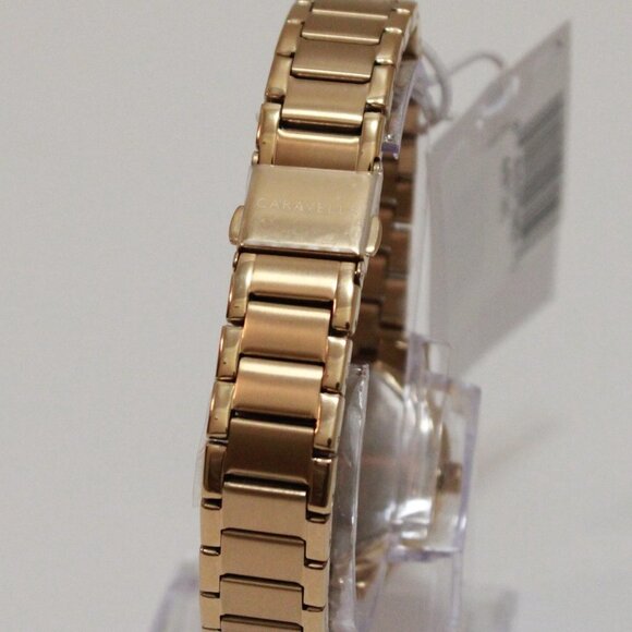 Caravelle Ladies Diamond Accent Watch By Bulova 30mm - Picture 12 of 13